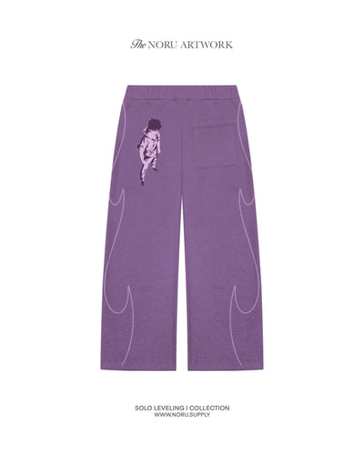 ARISE PASTEL LILAC SWEATPANT | SOLO LEVELING SET *PRE-ORDER*