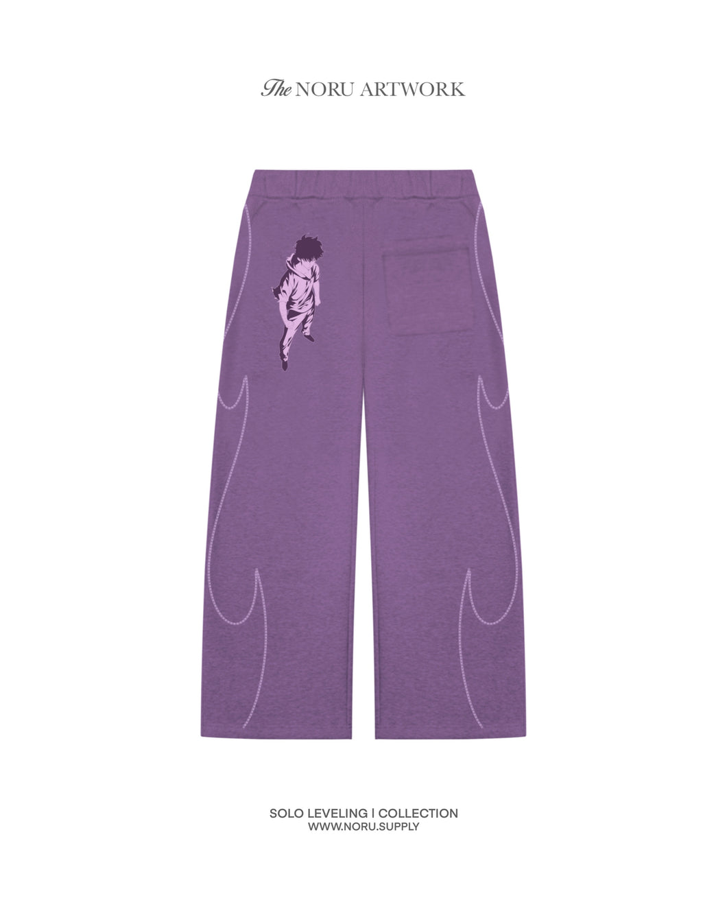 ARISE PASTEL LILAC SWEATPANT | SOLO LEVELING SET *PRE-ORDER*