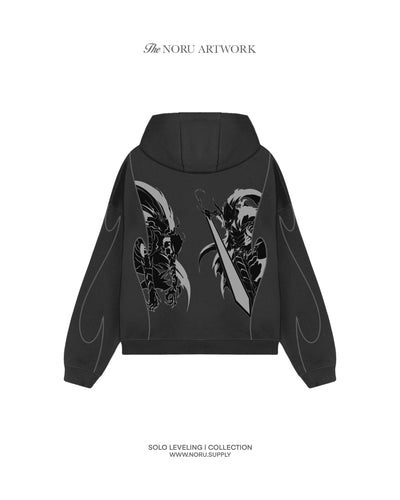 ARISE MONARCH BLACK HOODIE | SOLO LEVELING SET *PRE-ORDER*