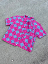 Load image into Gallery viewer, HOWL&#39;S HAND CROCHET SQUARE BUTTON-UP *PRE-ORDER*