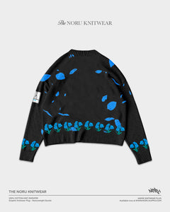 FRIEREN BLUE MOON FLOWER KNIT SWEATER *PRE-ORDER*