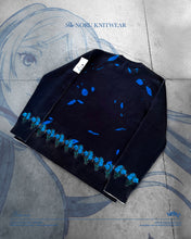 Load image into Gallery viewer, FRIEREN BLUE MOON FLOWER KNIT SWEATER *PRE-ORDER*