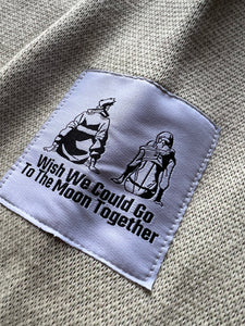 TO THE MOON TOGETHER KNIT SWEATER CREAM - PRE-ORDER